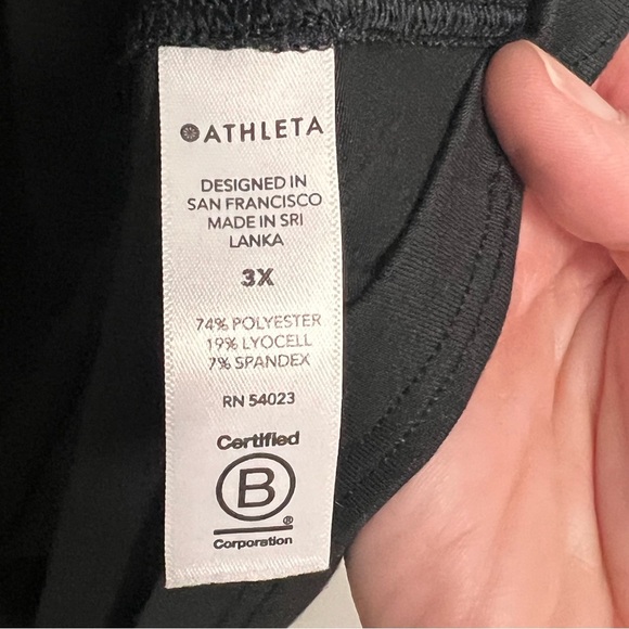 Women’s Athleta Tank Top 2XL Black Halter - Picture 9 of 10